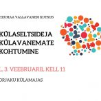 Külade kohtumine vallavanemaga